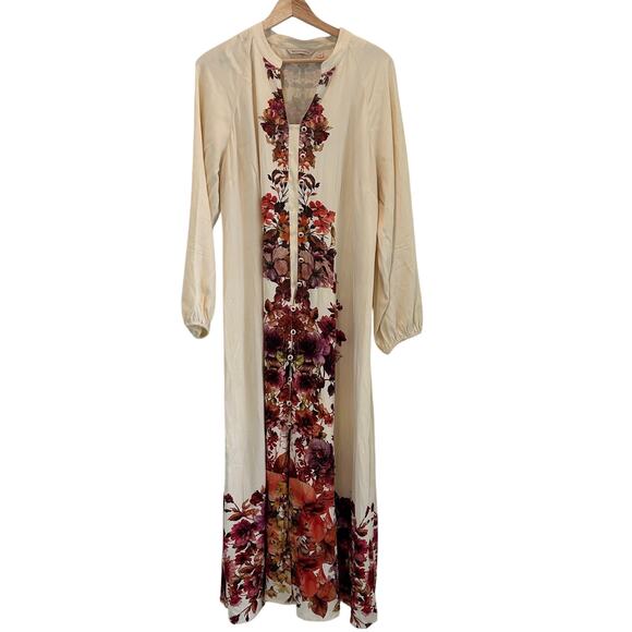 Soft Surroundings Maxi Dress Floral Romantic Boho Long Sleeve Cottagecore - Picture 5 of 12